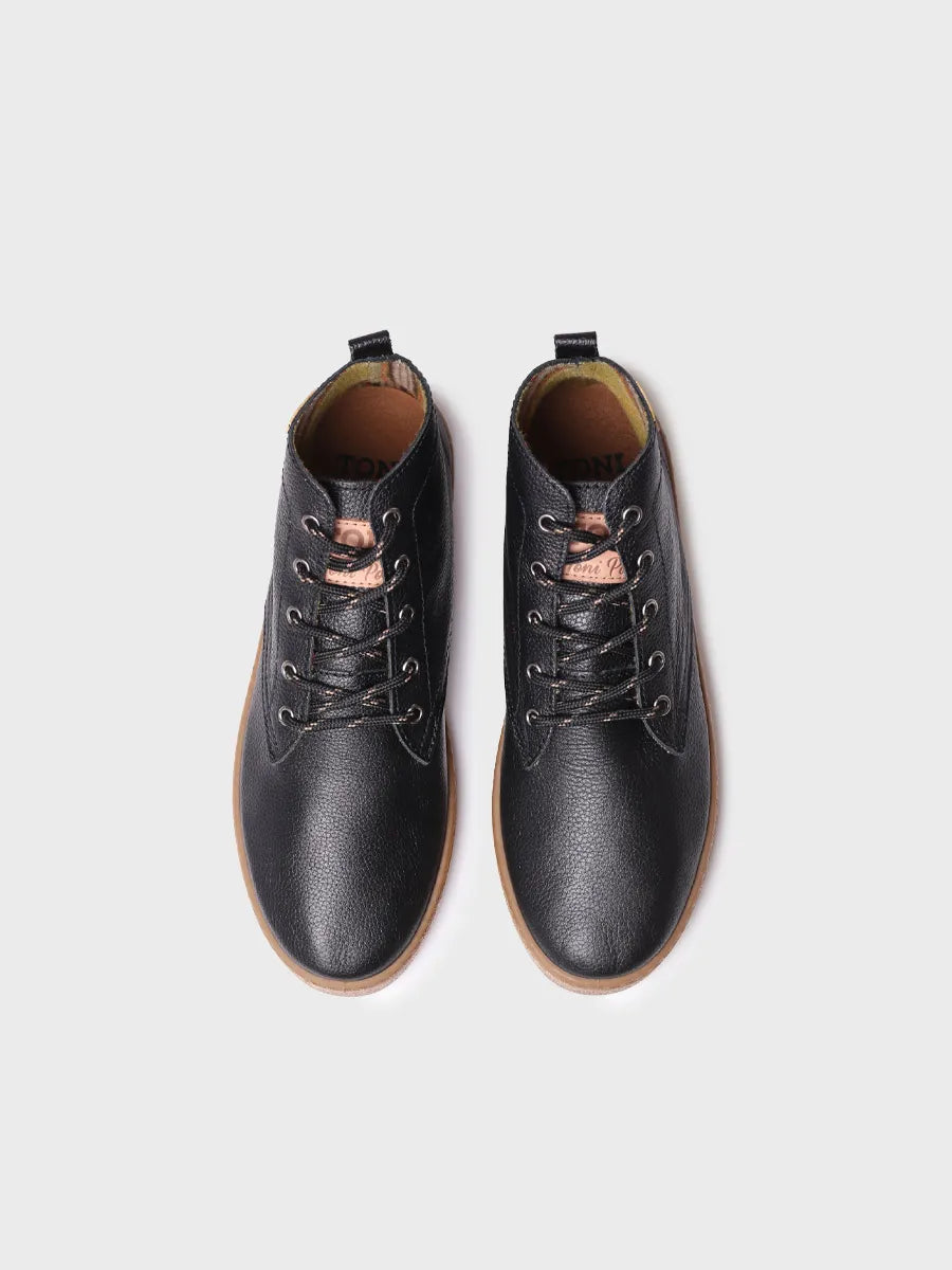 botines hombre - Botines con cordones para hombre en piel | DALTON-PO  - Toni Pons  