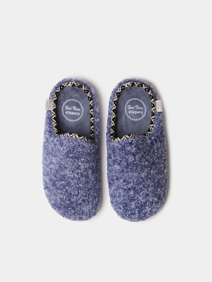Zapatillas de casa mujer - Zapatilla de casa tipo zueco para mujer en borrego | DARLA-SB  - Toni Pons  