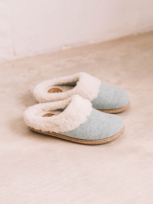 zapatillas de casa mujer - Slippers para mujer en fieltro y borrego | DELI-BF  - Toni Pons  