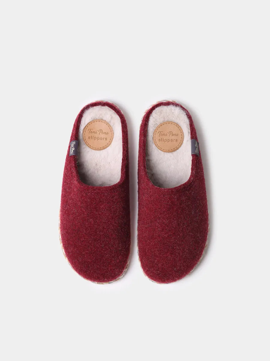 Zapatillas de casa mujer - Slippers abiertas para mujer en fieltro | DELI-FP  - Toni Pons  