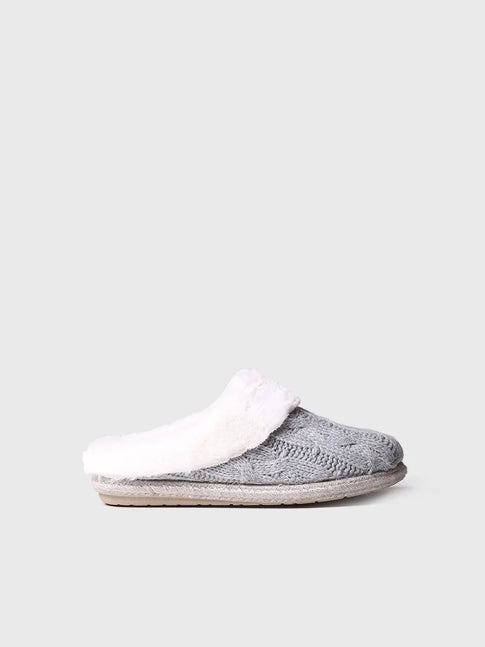  - Slippers para mujer en tejido trenzado y pelo sintético  | DELI-SC  - Toni Pons  
