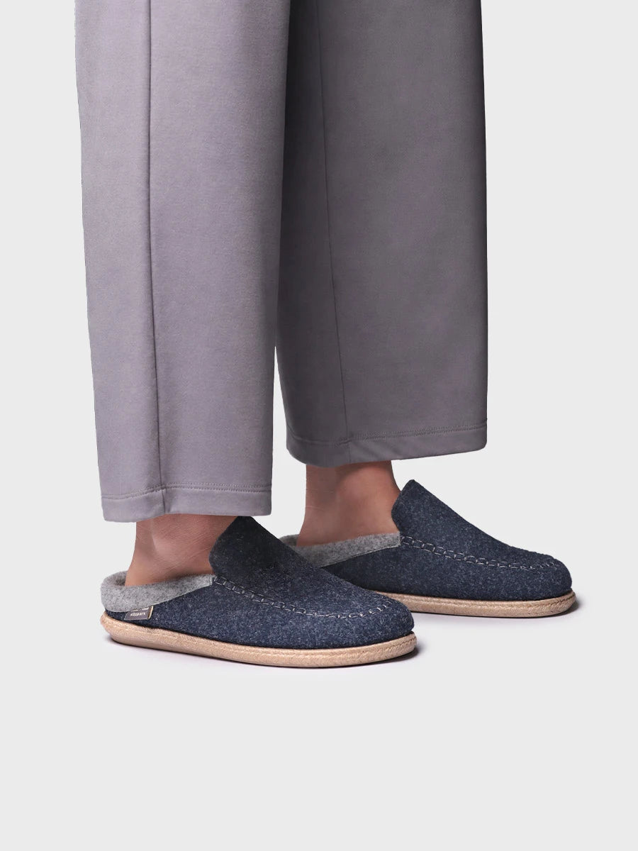 Open felt slipper for women | DENVER-FP