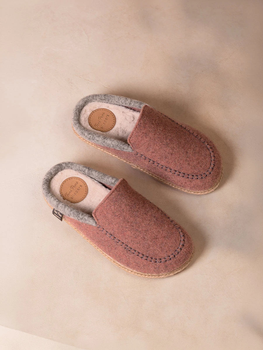 Zapatillas de casa mujer - Slipper abierta en fieltro para mujer | DENVER-FP  - Toni Pons  