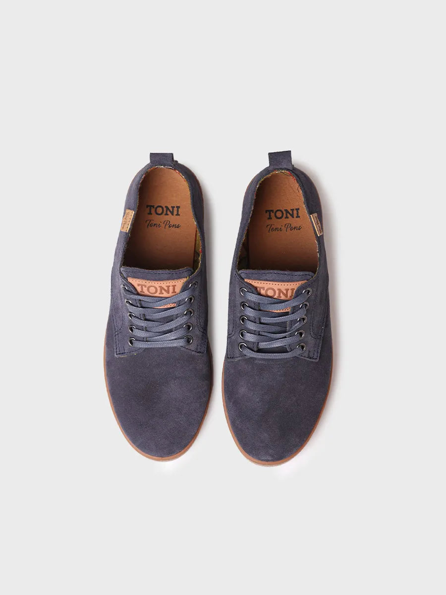  - Zapato de cordones para hombre en serraje  | DERBY-SY  - Toni Pons  