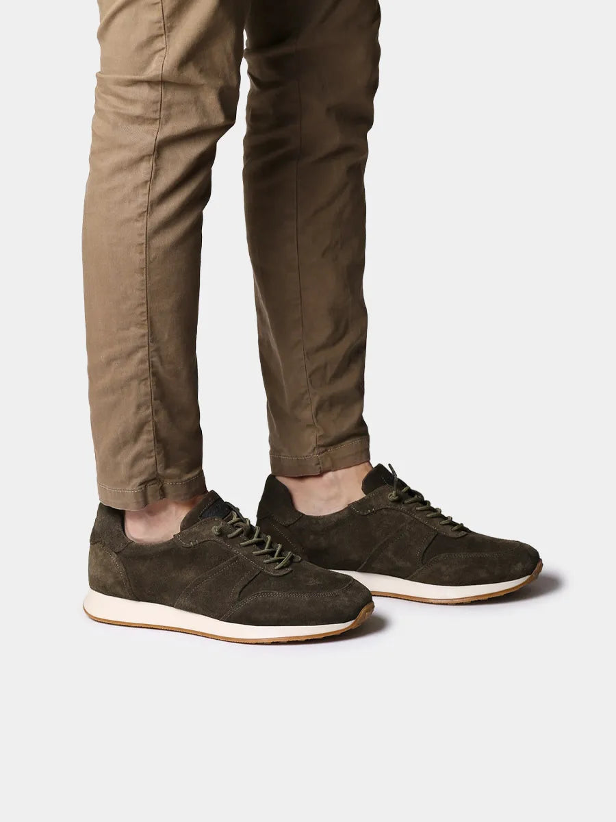 Zapatos con cordones hombre - Deportivas con cordones elásticos en serraje para hombre | DORIAN  - Toni Pons  