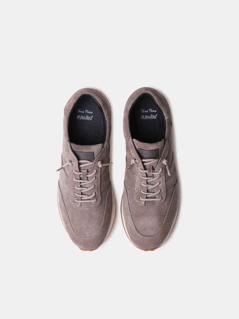 Zapatos con cordones hombre - Deportivas con cordones elásticos en serraje para hombre | DORIAN  - Toni Pons  