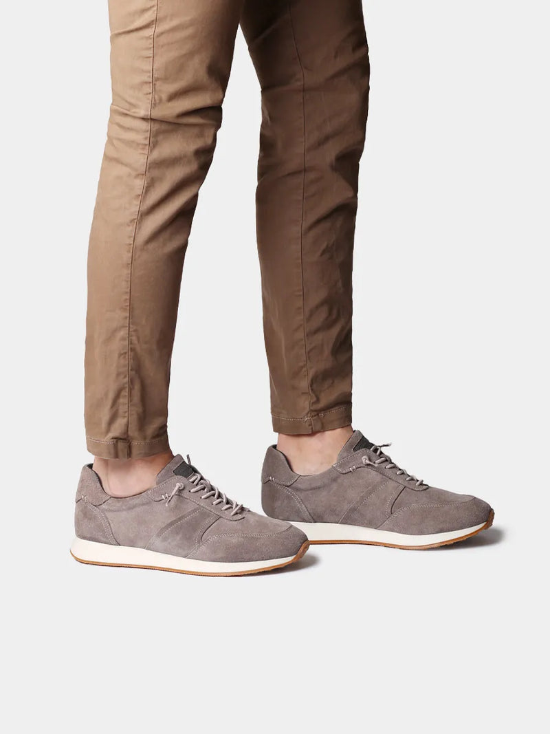 Zapatos con cordones hombre - Deportivas con cordones elásticos en serraje para hombre | DORIAN  - Toni Pons  
