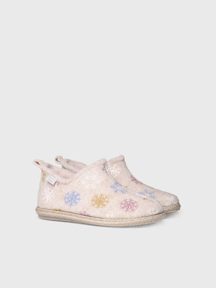 zapatillas de casa mujer - Slipper abotinada para mujer en fieltro | DUNA-CP  - Toni Pons  