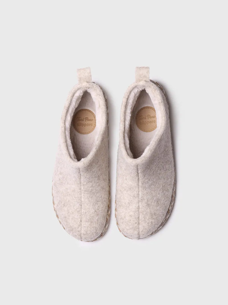 zapatillas de casa mujer - Slipper abotinada para mujer en fieltro | DUNA-FP  - Toni Pons  