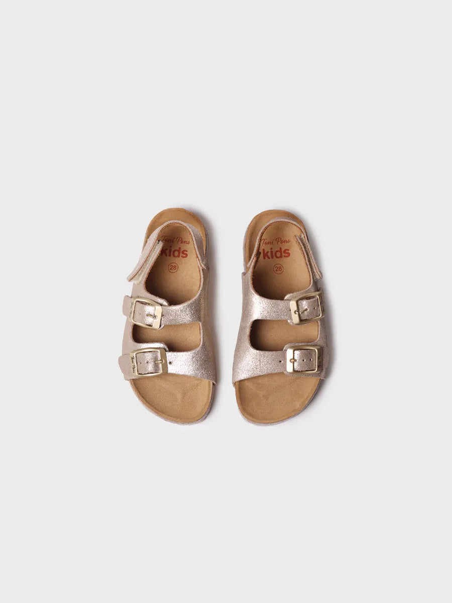 sandalias infantiles - Sandalia BIO para niños en serraje | ELLIOT-QT  - Toni Pons  