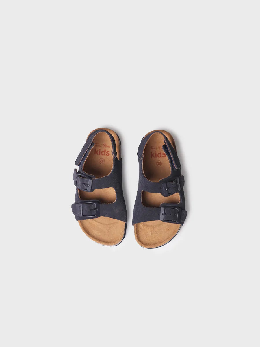 sandalias infantiles - Sandalia BIO para niños en serraje | ELLIOT-QT  - Toni Pons  