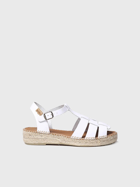  - Sandalias cangrejeras planas de mujer en piel | EMMA  - Toni Pons  