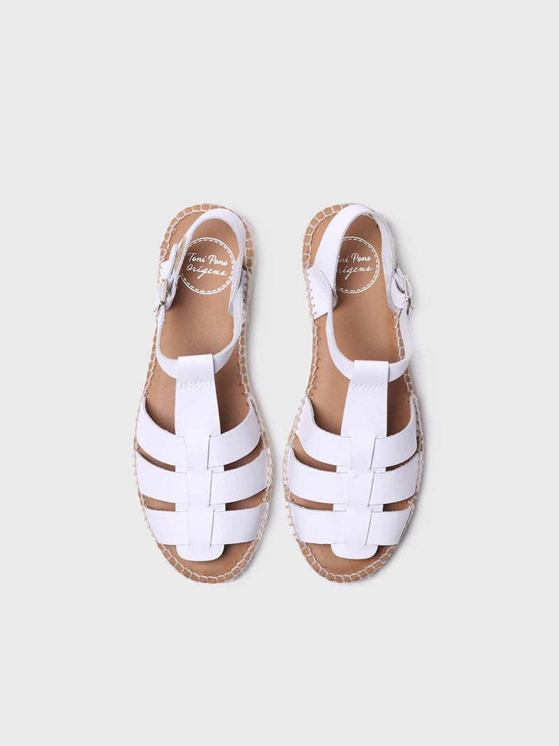 - Sandalias cangrejeras planas de mujer en piel | EMMA  - Toni Pons  