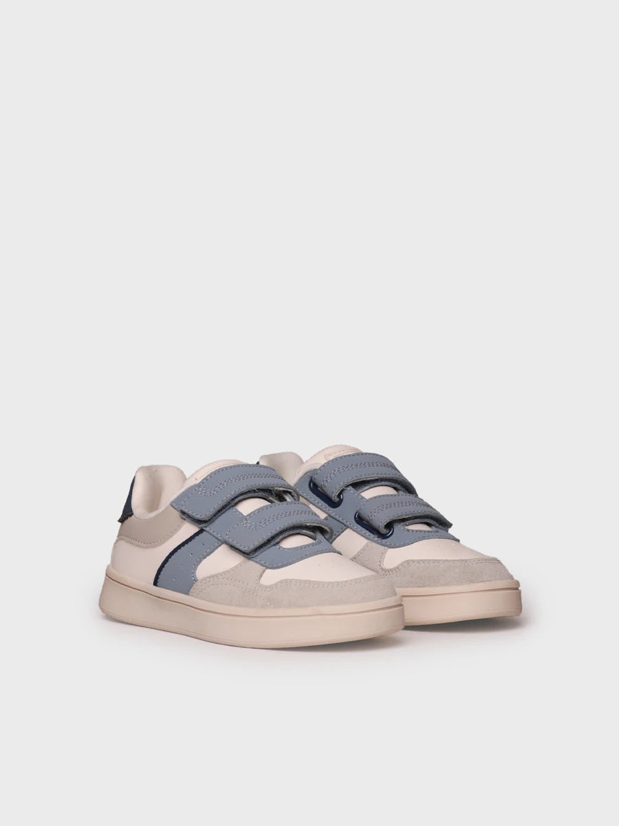Zapatos infantiles - Zapatilla deportiva infantil en piel con velcro | ENZA  - Toni Pons  