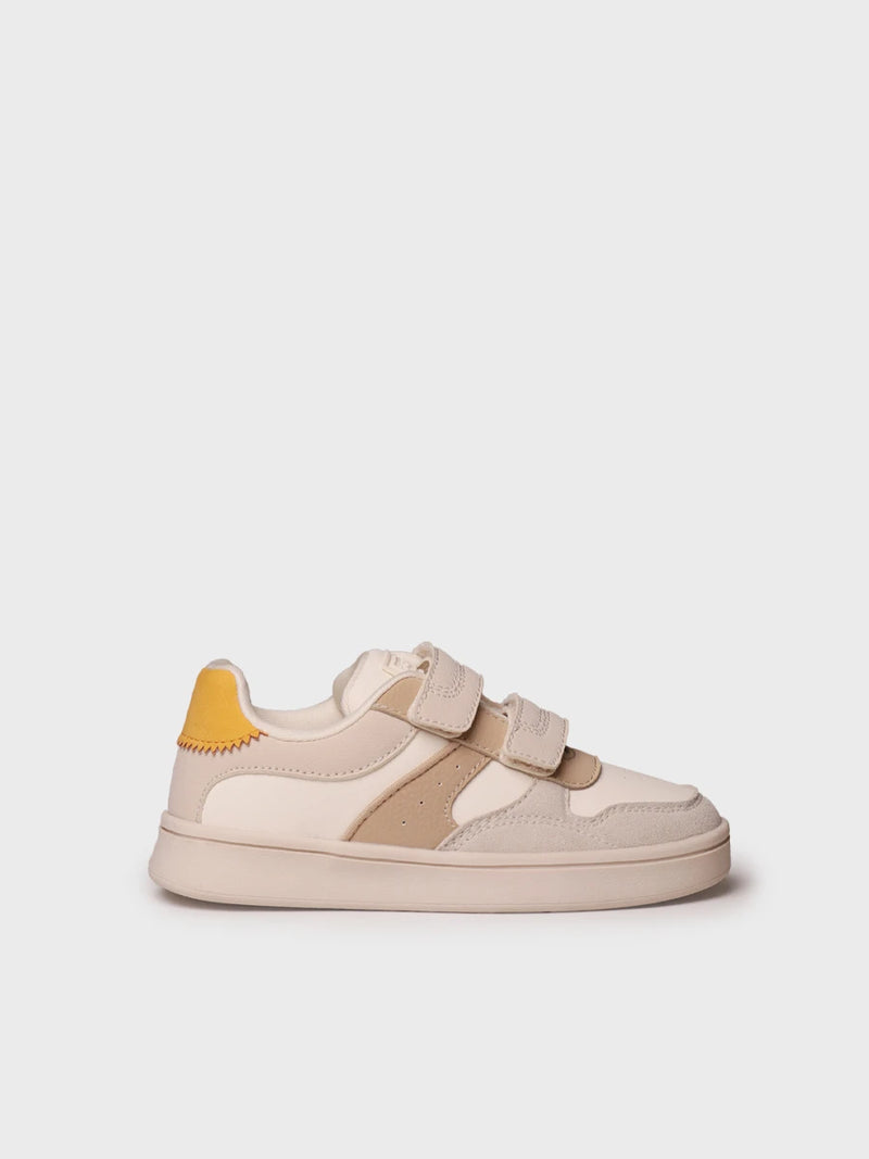 Zapatos infantiles - Zapatilla deportiva infantil en piel con velcro | ENZA  - Toni Pons  