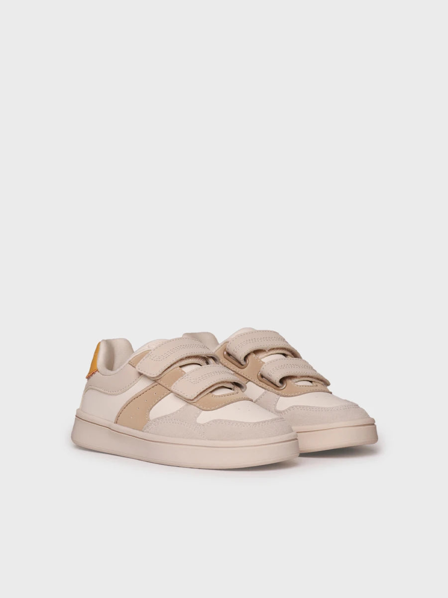 Zapatos infantiles - Zapatilla deportiva infantil en piel con velcro | ENZA  - Toni Pons  