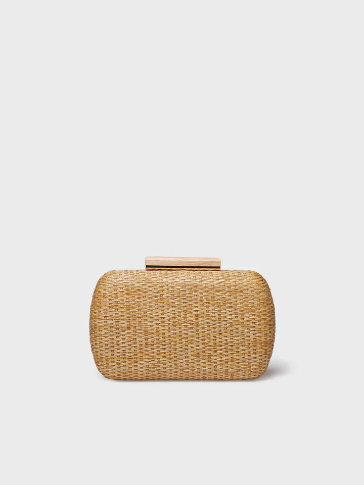 Complementos - Clutch de mujer en rafia con forro de satén | GAITA  - Toni Pons  