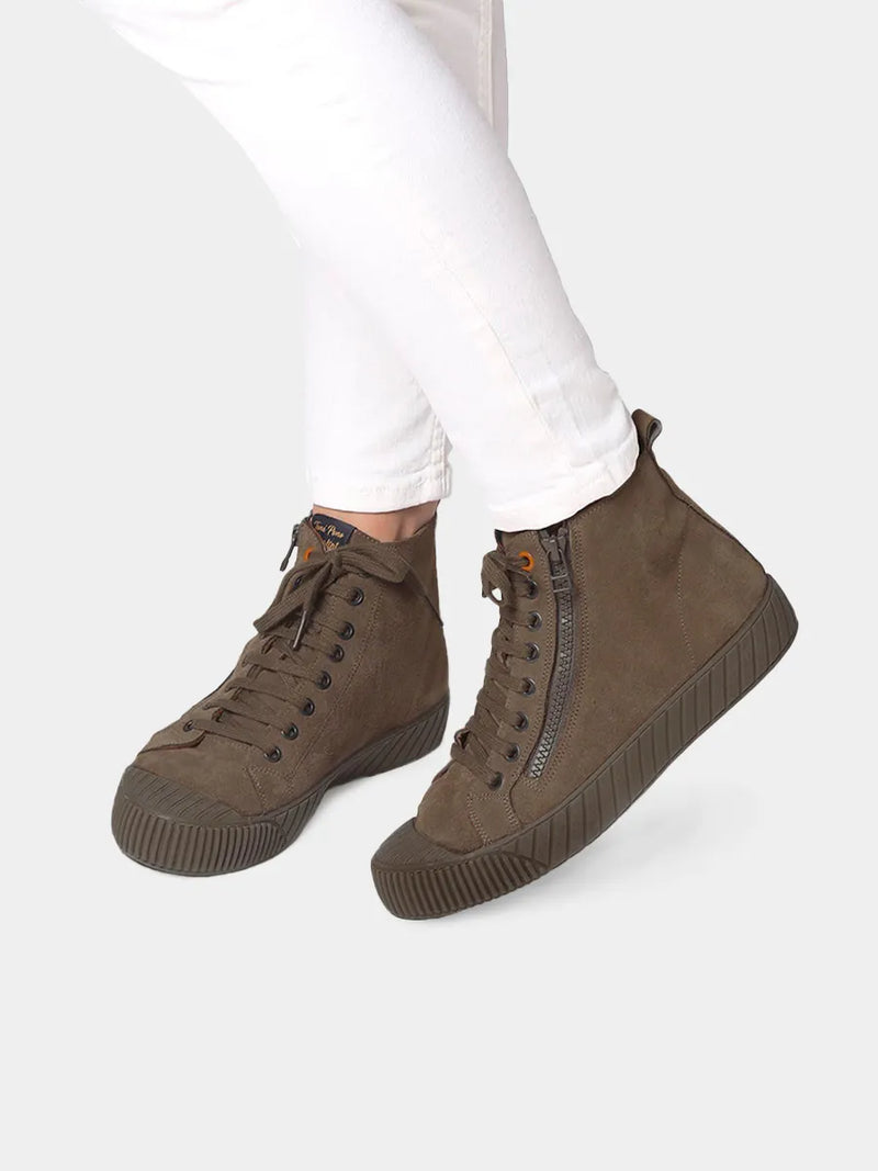 Zapatillas mujer - Botín para mujer en serraje  | GARDA-SY  - Toni Pons  