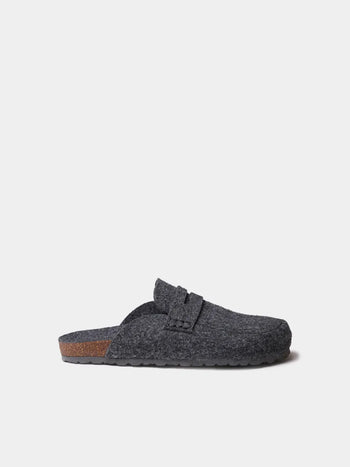 Zapatillas de casa hombre - Slippers tipo zueco de fieltro para hombre | GENIS  - Toni Pons  