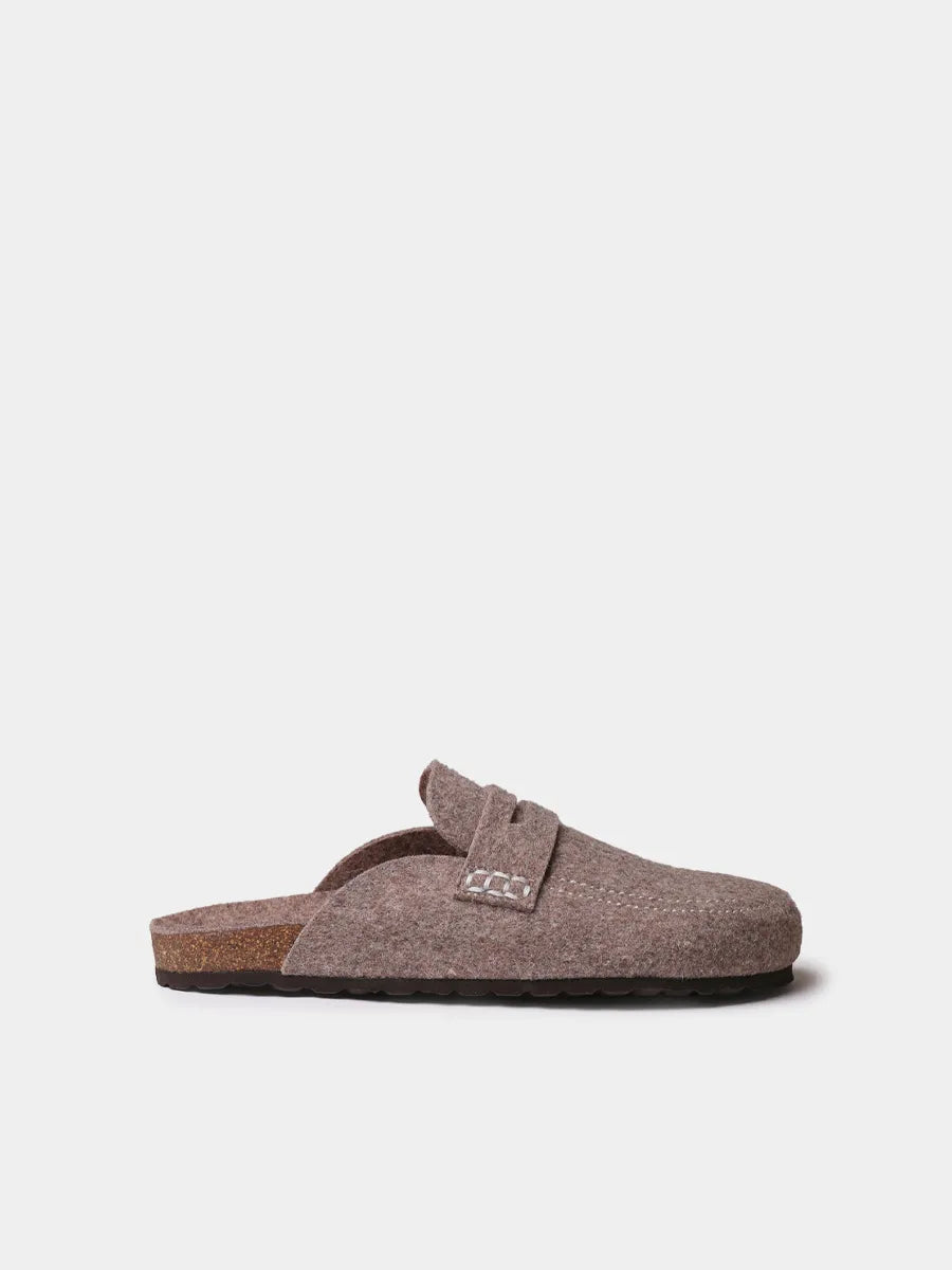 Zapatillas de casa hombre - Slippers tipo zueco de fieltro para hombre | GENIS  - Toni Pons  