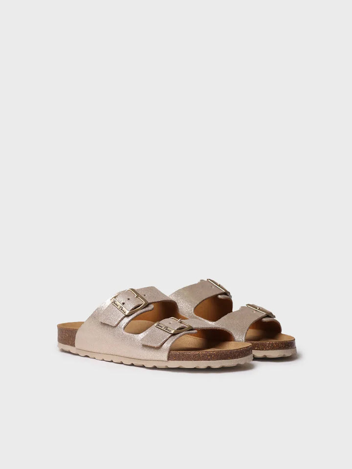 sandalias mujer - Sandalia de mujer con doble hebilla | GHANA-QT  - Toni Pons  