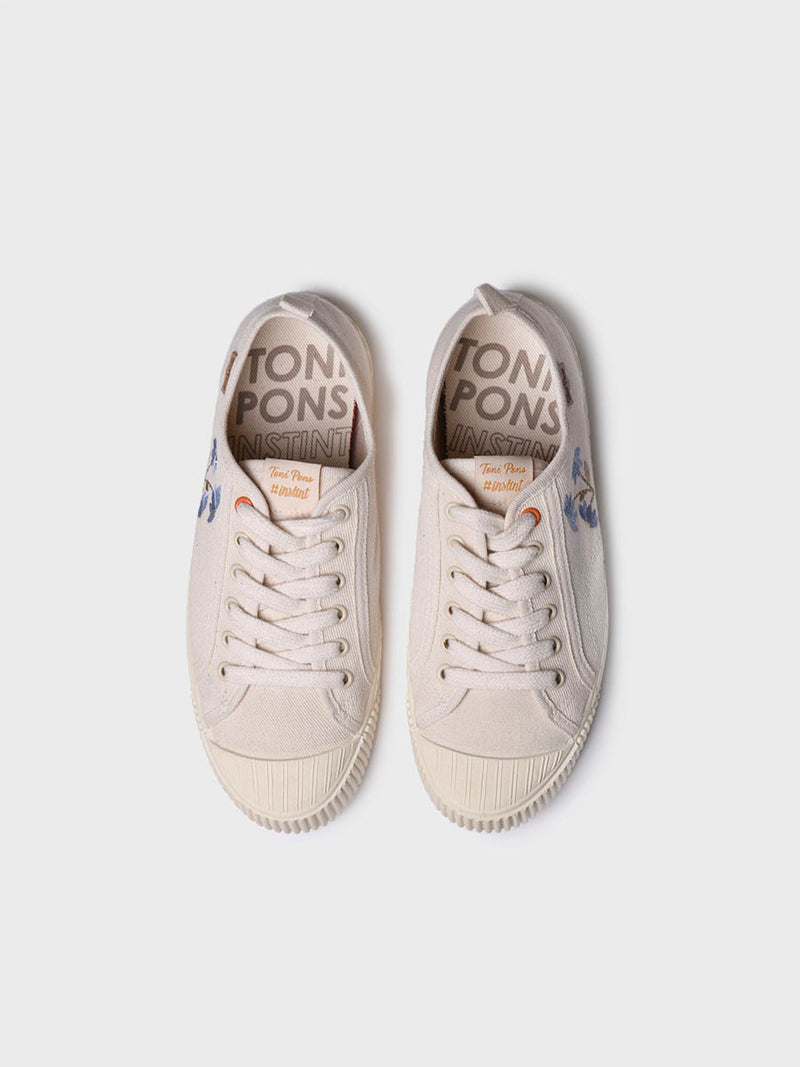Zapatillas mujer - Zapatillas deportivas bajas para mujer en tejido reciclado  - Toni Pons  