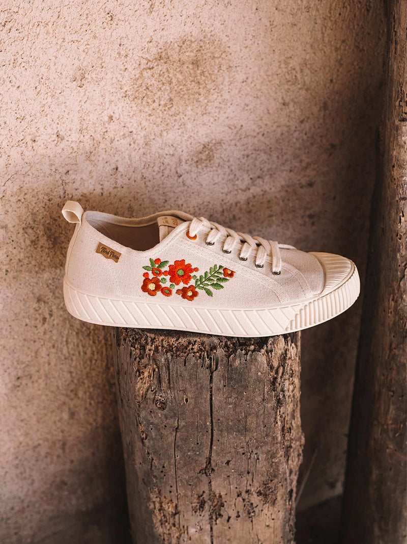  - Zapatilla de mujer con bordado floral | GILDA-FL  - Toni Pons  