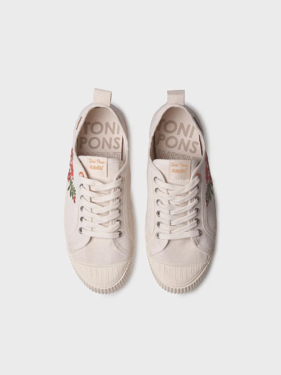  - Zapatilla de mujer con bordado floral | GILDA-FL  - Toni Pons  
