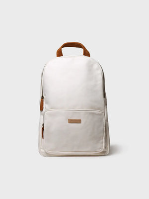 Complementos - Mochila de lona de algodón con tiras en ante vegano | GLORIA  - Toni Pons  