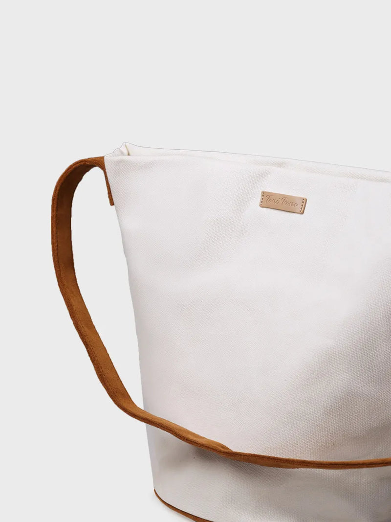 Complementos - Bolso de mujer en lona de algodón con asa ajustable | GOA  - Toni Pons  
