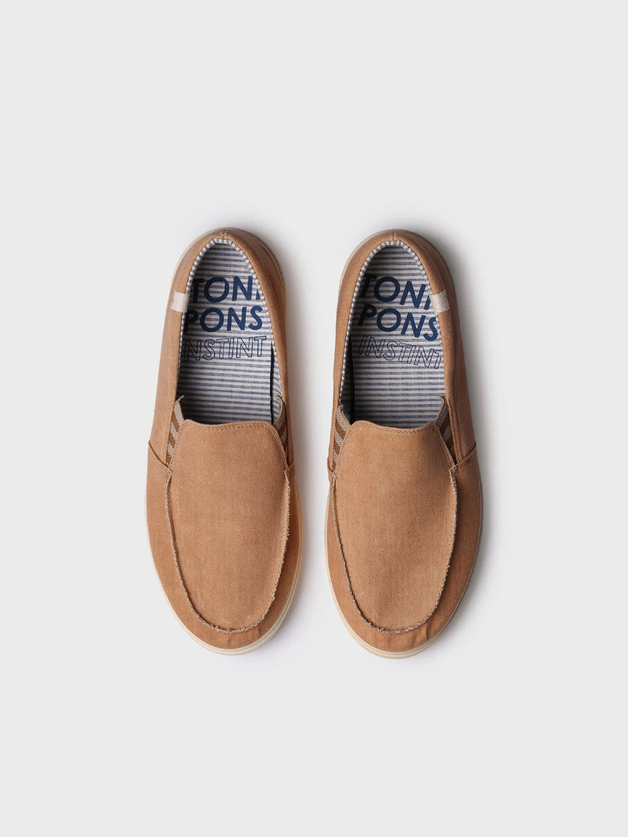  - Zapato cerrado de hombre en algodón con elásticos laterales | ILARI  - Toni Pons  