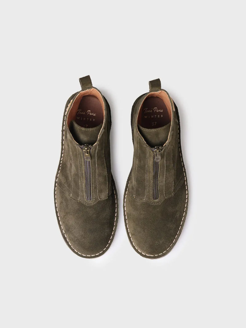 botines mujer - Botín para mujer en serraje | INDIA-SY  - Toni Pons  