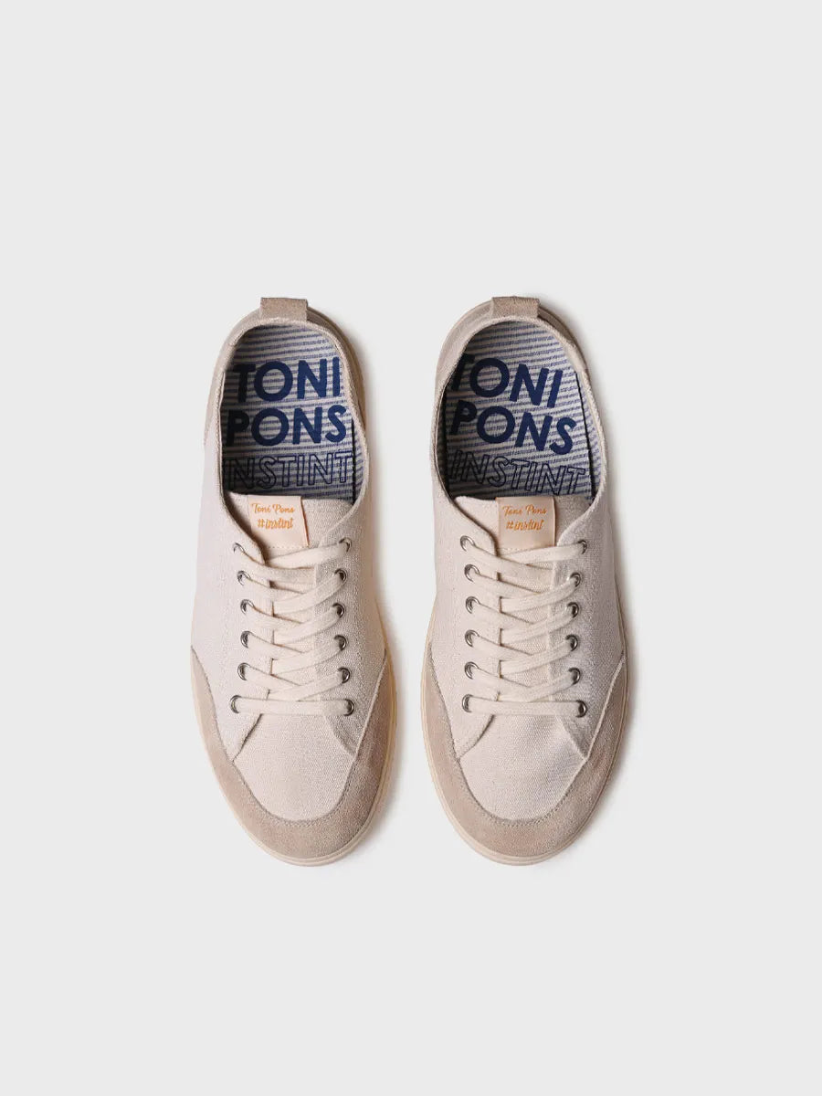 zapatillas hombre - Zapatilla deportiva de hombre en algodón con cordones | IRON  - Toni Pons  