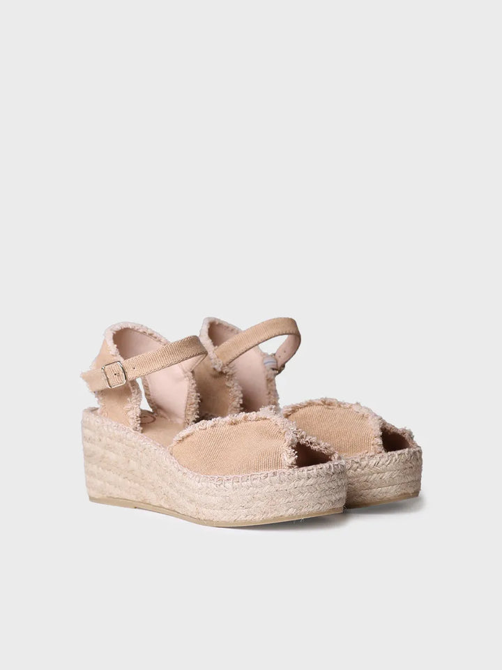 zapatillas mujer - Alpargata de mujer con acabado deshilachado | ISAURA  - Toni Pons  