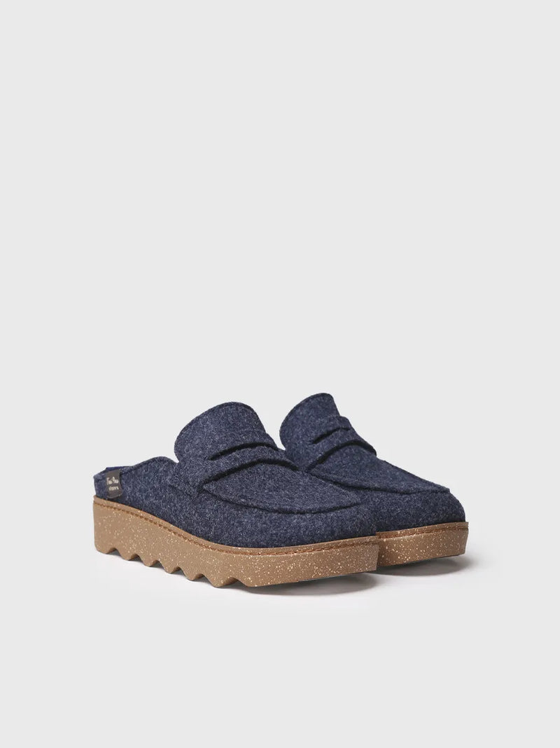 zapatillas mujer - Slipper de mujer con suela de plataforma | JADEN-FR  - Toni Pons  