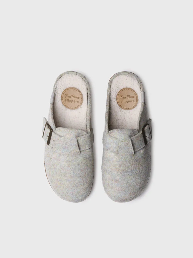 zapatillas mujer - Zapatilla de casa para mujer con hebilla | JAELLE-FR  - Toni Pons  