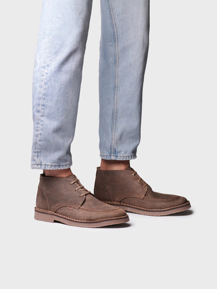Botines hombre - Botín en serraje encerado para hombre | JAMES-SW  - Toni Pons  