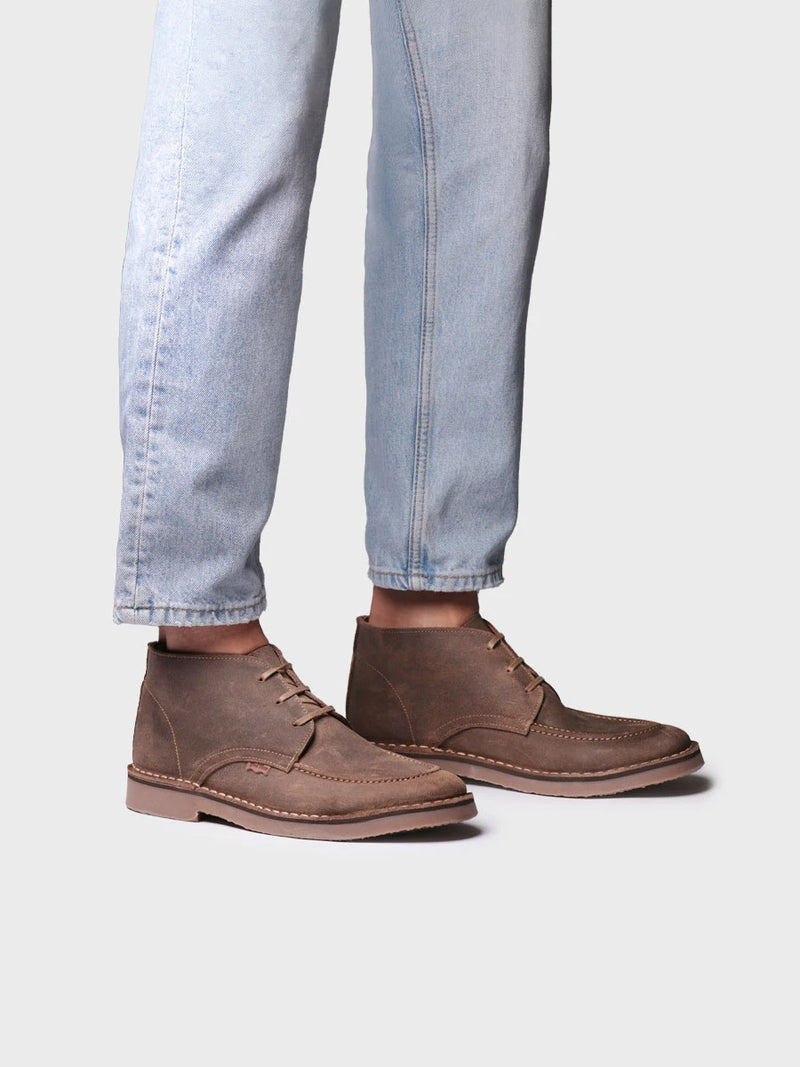 Botines hombre - Botín en serraje encerado para hombre | JAMES-SW  - Toni Pons  