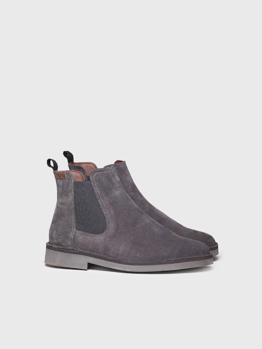 botines mujer - Botín Chelsea para hombre en serraje | JAN-SY  - Toni Pons  