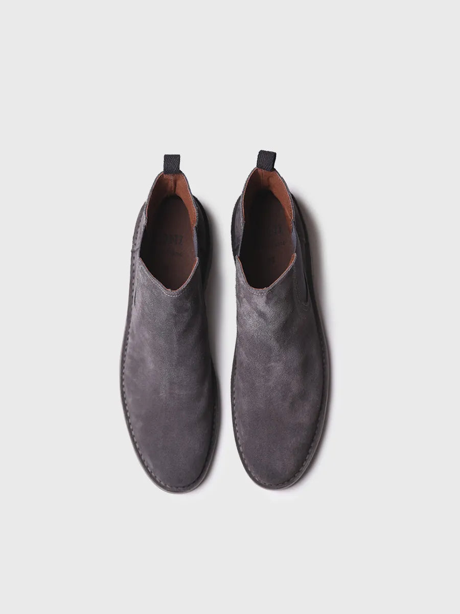botines mujer - Botín Chelsea para hombre en serraje | JAN-SY  - Toni Pons  