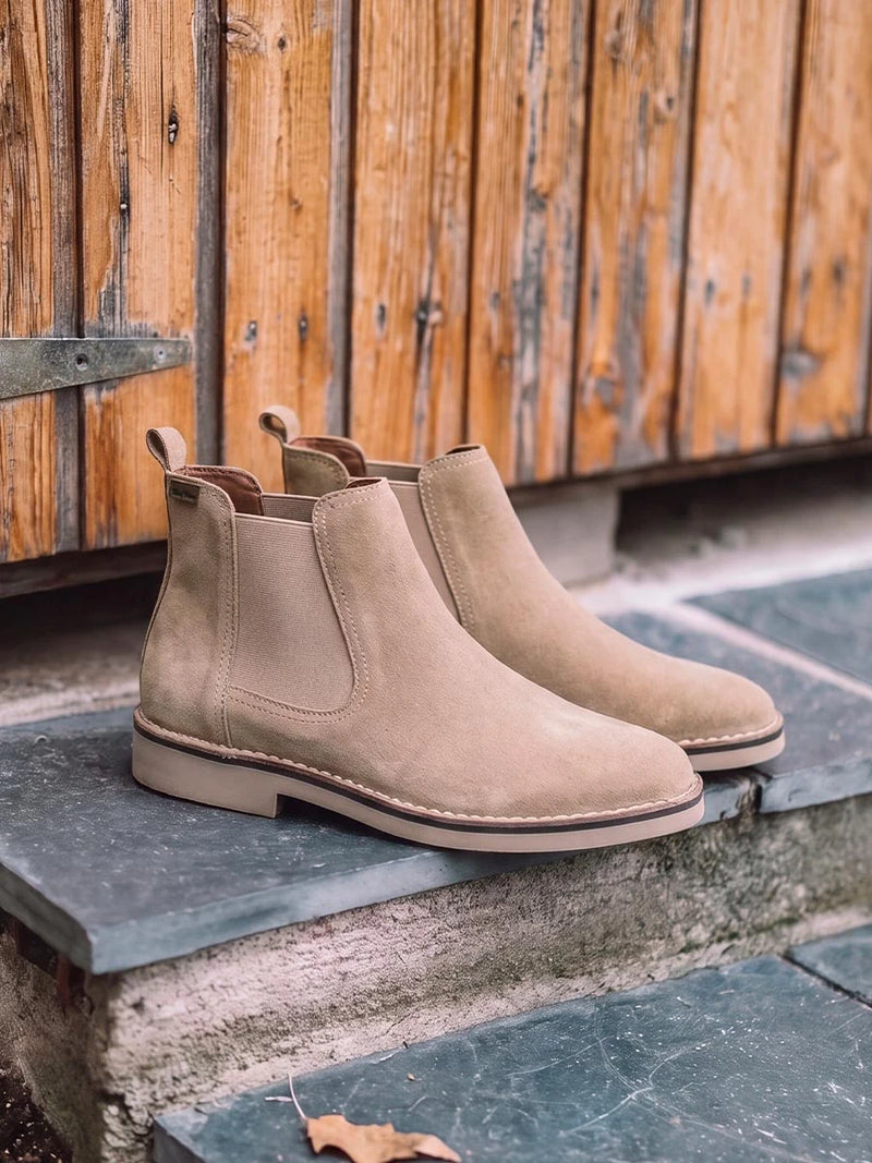 Botines hombre - Botín Chelsea para hombre en serraje | JAN-SY  - Toni Pons  