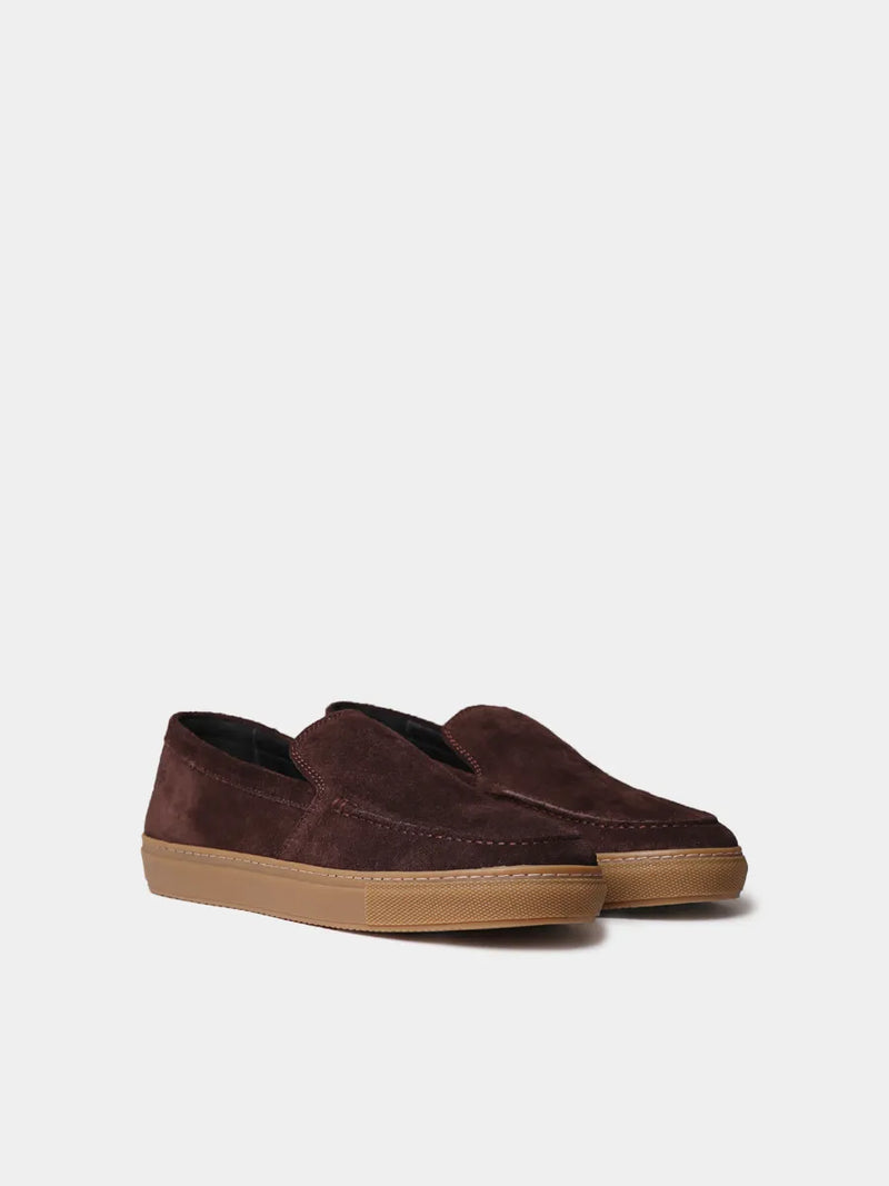 Zapatos con cordones hombre - Mocasines para hombre en serraje y suela de goma | JOAN  - Toni Pons  