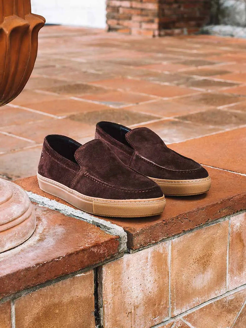 Zapatos con cordones hombre - Mocasines para hombre en serraje y suela de goma | JOAN  - Toni Pons  