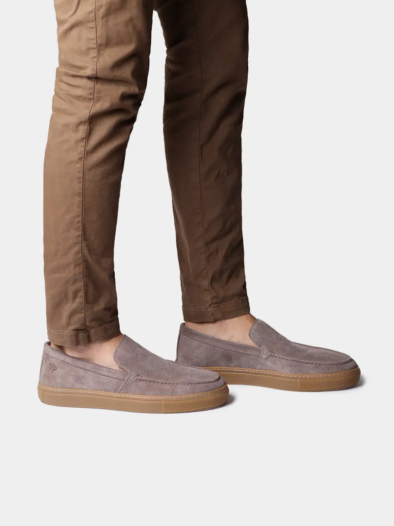 Zapatos con cordones hombre - Mocasines para hombre en serraje y suela de goma | JOAN  - Toni Pons  