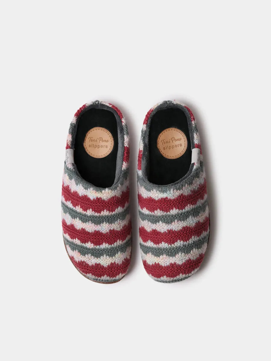 Zapatillas de casa mujer - Zueco multicolor con plataforma para mujer | JOYCE-NS  - Toni Pons  