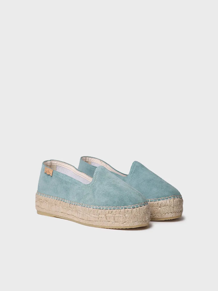 zapatillas mujer - Alpargata cerrada de mujer en serraje con suela de yute | KEIRA  - Toni Pons  