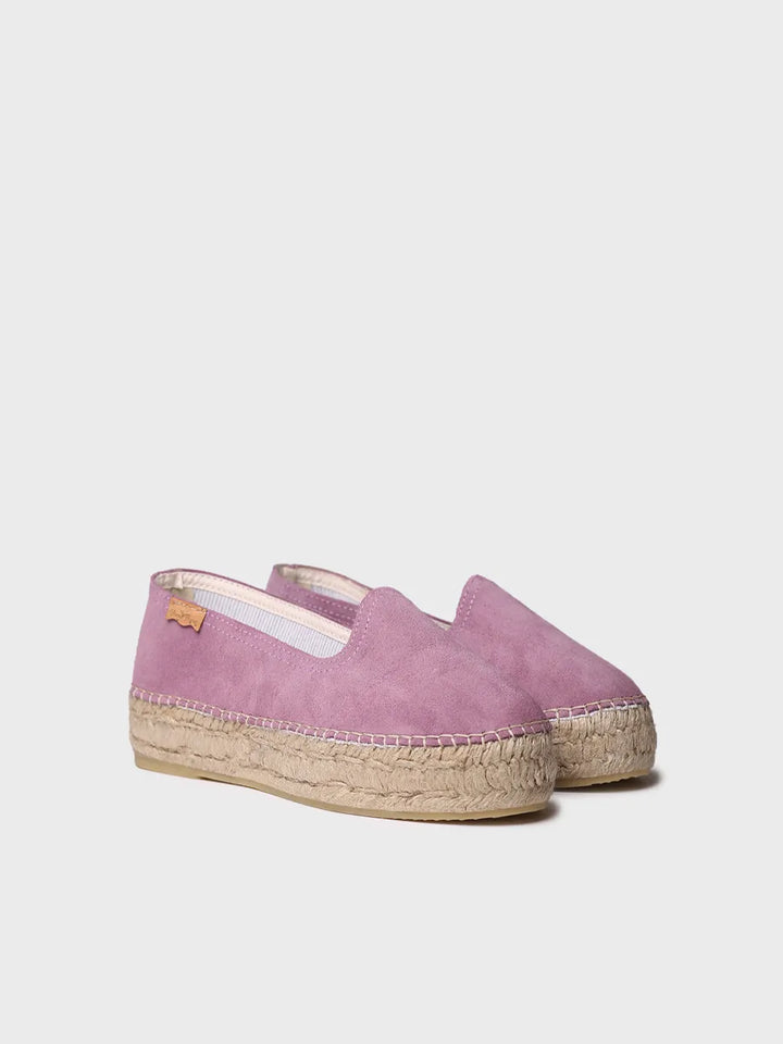 zapatillas mujer - Alpargata cerrada de mujer en serraje con suela de yute | KEIRA  - Toni Pons  