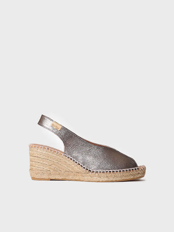 alpargatas mujer - Alpargata de cuña estilo peep toe | LAILA-P  - Toni Pons  