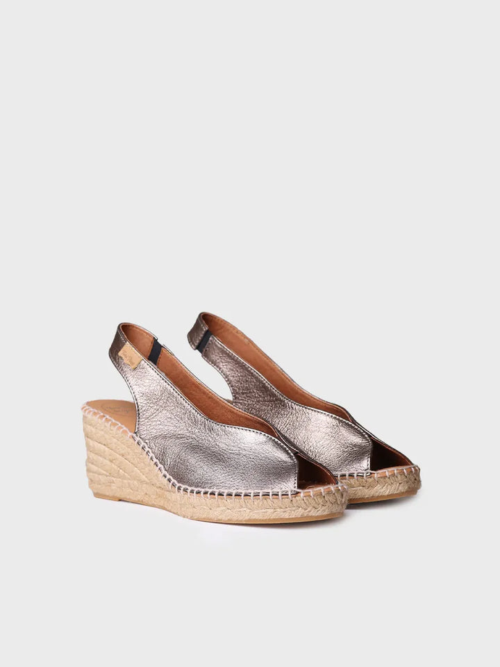 alpargatas mujer - Alpargata de cuña estilo peep toe | LAILA-P  - Toni Pons  