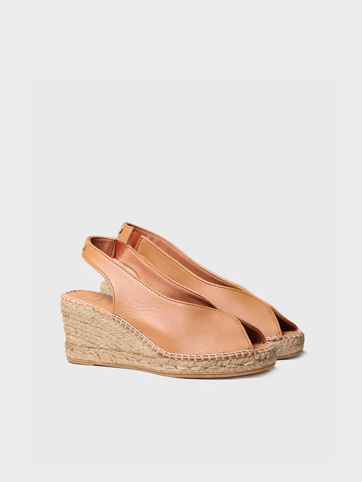 Alpargatas mujer - Alpargata de cuña estilo peep toe | LAILA-P  - Toni Pons  